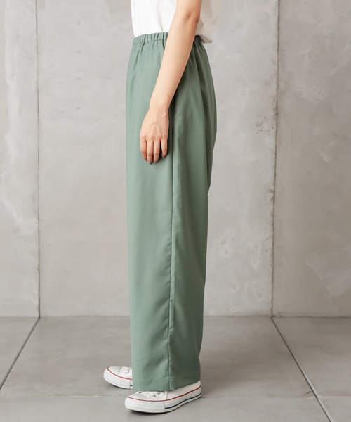 PUAL CE CIN（ピュアルセシン）の「ゆるっとボトムワイド（その他パンツ・レディース・ベージュ/グリーン/カーキ/ネイビー・FREE）」の16枚目の写真