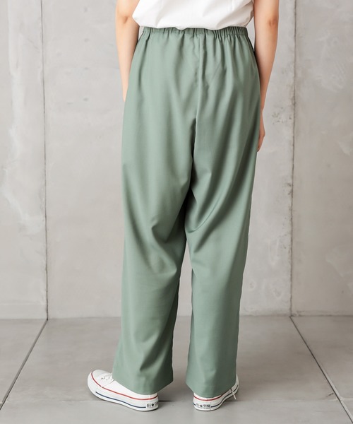 PUAL CE CIN（ピュアルセシン）の「ゆるっとボトムワイド（その他パンツ・レディース・ベージュ/グリーン/カーキ/ネイビー・FREE）」の17枚目の写真
