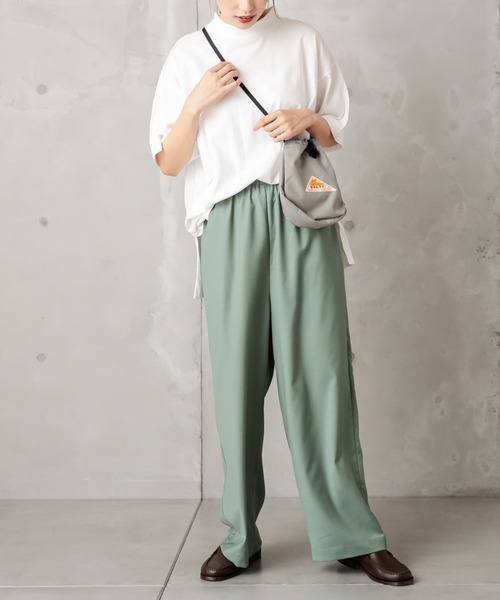 PUAL CE CIN（ピュアルセシン）の「ゆるっとボトムワイド（その他パンツ・レディース・ベージュ/グリーン/カーキ/ネイビー・FREE）」の8枚目の写真