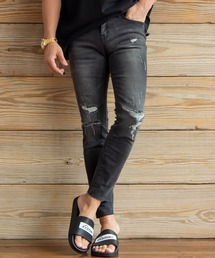 #Re:room | ヴィンテージクラッシュカットスキニーデニム(デニムパンツ)