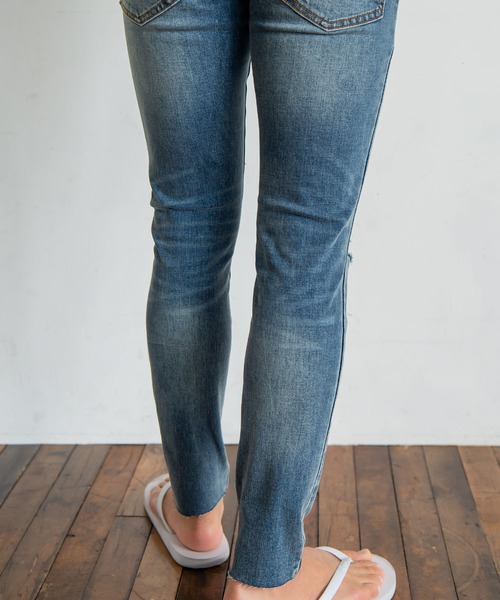 #Re:room（リルーム）の「ヴィンテージクラッシュカットスキニーデニム（デニムパンツ・メンズ・ブラック/ブルー/ホワイト・SMALL/MEDIUM/LARGE）」の20枚目の写真