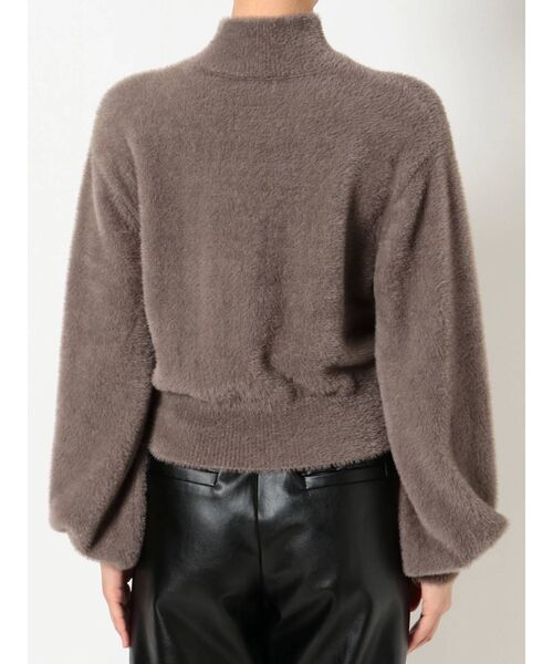 GYDA（ジェイダ）の「ハイネックシャギーニットTOPS（ニット/セーター・レディース・ベージュ/グリーン/ボルドー・FREE）」の19枚目の写真