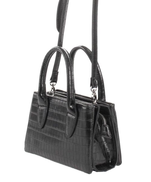 GYDA（ジェイダ）の「3ROOMミニクロコBAG（ショルダーバッグ・レディース・ブラック/ベージュ・FREE）」の4枚目の写真