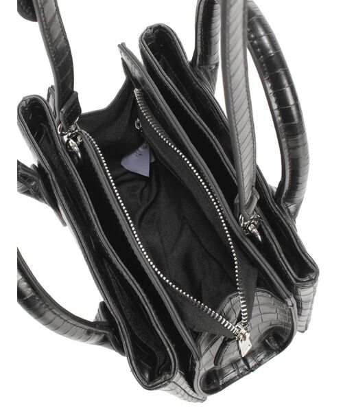 GYDA（ジェイダ）の「3ROOMミニクロコBAG（ショルダーバッグ・レディース・ブラック/ベージュ・FREE）」の7枚目の写真