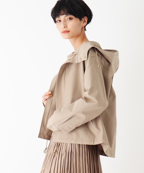 OPAQUE.CLIP フレアマウンテンパーカー　サイズ38M 完売 毎日マウンテンパーカ/マンパ【撥水/花粉対応/イージーケア/洗濯
