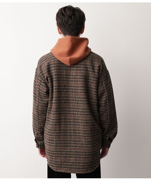 JUNRED（ジュンレッド）の「ルーズシルエットＣＰＯシャツ（シャツ/ブラウス・メンズ・ブラウン系その他/イエロー系その他3/ベージュ系その他/ブルー系その他5・M/L）」の10枚目の写真