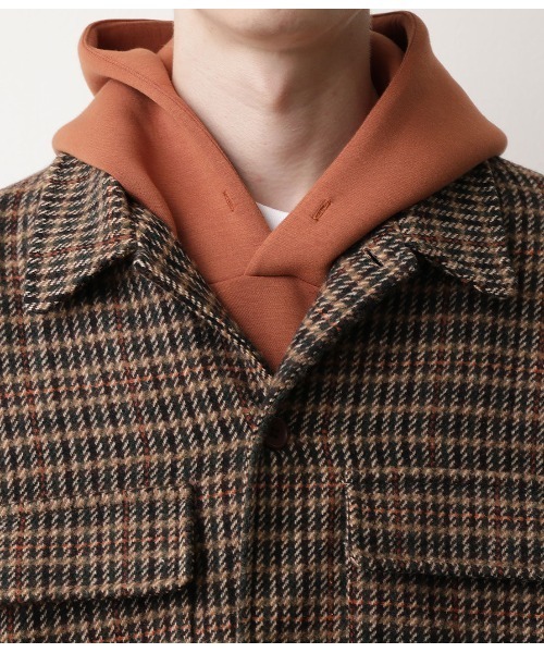 JUNRED（ジュンレッド）の「ルーズシルエットＣＰＯシャツ（シャツ/ブラウス・メンズ・ブラウン系その他/イエロー系その他3/ベージュ系その他/ブルー系その他5・M/L）」の11枚目の写真