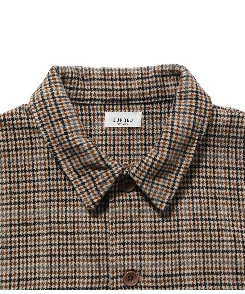 JUNRED（ジュンレッド）の「ルーズシルエットＣＰＯシャツ（シャツ/ブラウス・メンズ・ブラウン系その他/イエロー系その他3/ベージュ系その他/ブルー系その他5・M/L）」の15枚目の写真