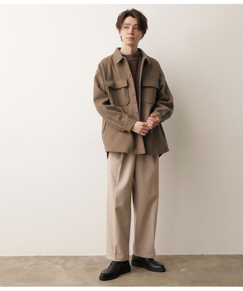 JUNRED（ジュンレッド）の「ルーズシルエットＣＰＯシャツ（シャツ/ブラウス・メンズ・ブラウン系その他/イエロー系その他3/ベージュ系その他/ブルー系その他5・M/L）」の19枚目の写真