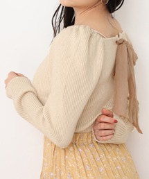 one after another NICE CLAUP | バックリボンラメニット(ニット/セーター)