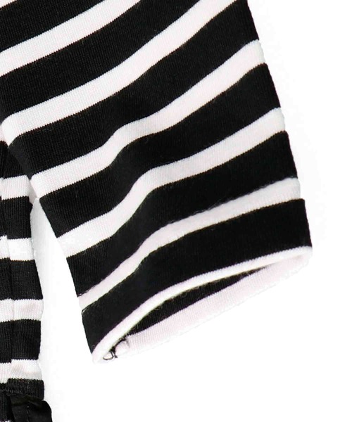 BRANSHES（ブランシェス）の「【WEB限定】ボーダー長袖Tシャツ（Tシャツ/カットソー・キッズ・ネイビー/ブラック/オリーブ/ベージュ・130cm/150cm/120cm/140cm/110cm/100cm）」の17枚目の写真