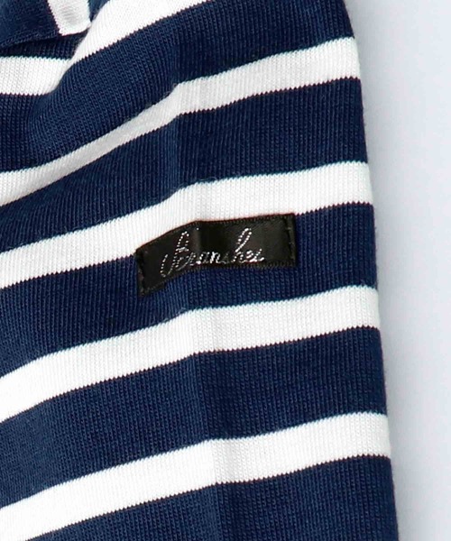 BRANSHES（ブランシェス）の「【WEB限定】ボーダー長袖Tシャツ（Tシャツ/カットソー・キッズ・ネイビー/ブラック/オリーブ/ベージュ・130cm/150cm/120cm/140cm/110cm/100cm）」の15枚目の写真