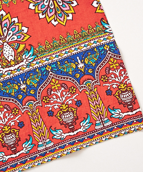 チャイハネ（チャイハネ）の「【チャイハネ】ワールドトリップバンダナ（バンダナ/スカーフ・レディース・その他/ホワイト/その他6/ホワイト×ホワイト/グリーン/アニマル/オレンジ/アクア/ブルー/カラフル/ベージュ/ピンク/レッド・FREE）」の16枚目の写真