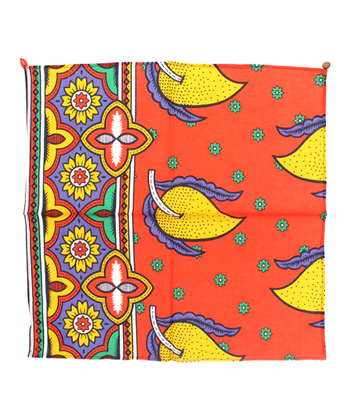 チャイハネ（チャイハネ）の「【チャイハネ】ワールドトリップバンダナ（バンダナ/スカーフ・レディース・その他/ホワイト/その他6/ホワイト×ホワイト/グリーン/アニマル/オレンジ/アクア/ブルー/カラフル/ベージュ/ピンク/レッド・FREE）」の10枚目の写真