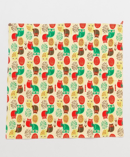 チャイハネ（チャイハネ）の「【チャイハネ】ワールドトリップバンダナ（バンダナ/スカーフ・レディース・その他/ホワイト/その他6/ホワイト×ホワイト/グリーン/アニマル/オレンジ/アクア/ブルー/カラフル/ベージュ/ピンク/レッド・FREE）」の4枚目の写真