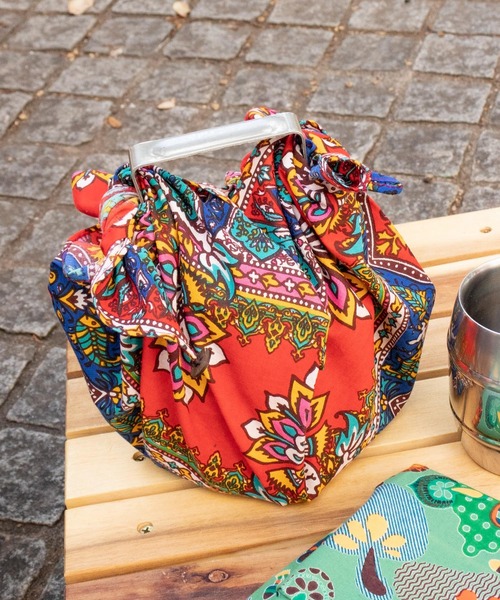 チャイハネ（チャイハネ）の「【チャイハネ】ワールドトリップバンダナ（バンダナ/スカーフ・レディース・その他/ホワイト/その他6/ホワイト×ホワイト/グリーン/アニマル/オレンジ/アクア/ブルー/カラフル/ベージュ/ピンク/レッド・FREE）」の22枚目の写真