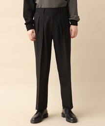 JUNRED | 【21S/S最新】ウォッシャブルサージインタックワイドパンツ【セットアップ対応】(その他パンツ)