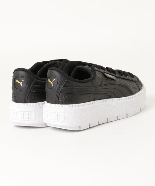 PUMA(プーマ)の「PUMA プーマ W PLATFORM TRACE REINVENT 369925 02BLACK/TEAM GO(スニーカー・レディース・ブラック系その他・24.0cm/23.0cm/22.5cm/25.5cm/24.5cm/23.5cm/25.0cm/22.0cm)」の2枚目の写真
