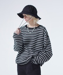 VICTIM | VICTIM ヴィクティム / BIG BORDER CUTSEW ビッグボーダーカットソー / VTM-21-T-030(Tシャツ/カットソー)
