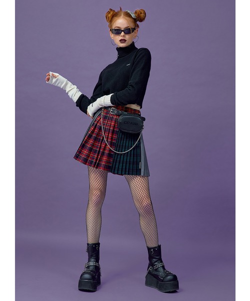 CRANK（クランク）の「『CRANK/クランク』PLEATS MULTI CHECK