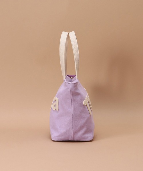 Samantha Thavasa（サマンサタバサ）の「サマンサタバサパッチワークトート　小サイズ（トートバッグ・レディース・ブラック/カーキ/ラベンダー/キャメル/ベビーピンク/ブラウン/ミント/イエロー系その他/ダークグレー・FREE）」の12枚目の写真