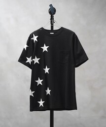 【WEB限定/S~3L】スタープリント半袖Tシャツ(ユニセックスアイテム)
