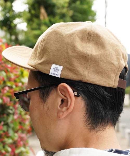 THE FACTORY MADE(ザ ファクトリー メイド)の「Organic CAP オーガニックコットンベースボールキャップ(キャップ・メンズ・ベージュ・58.5cm)」の5枚目の写真
