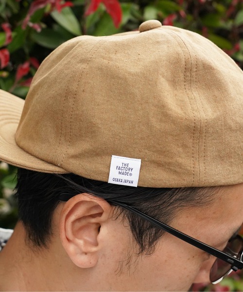THE FACTORY MADE(ザ ファクトリー メイド)の「Organic CAP オーガニックコットンベースボールキャップ(キャップ・メンズ・ベージュ・58.5cm)」の2枚目の写真