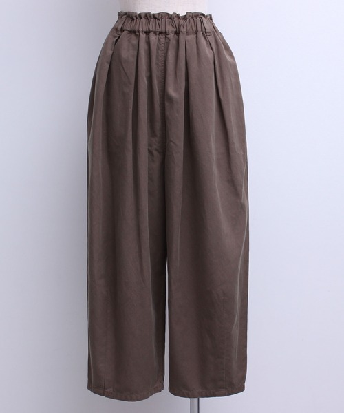 aimer le mieux（エメルミュー）の「△aimer　綿テンセルゆったりパンツ（その他パンツ・レディース・カーキ/ネイビー/オフホワイト/チャコールグレー・FREE）」の21枚目の写真
