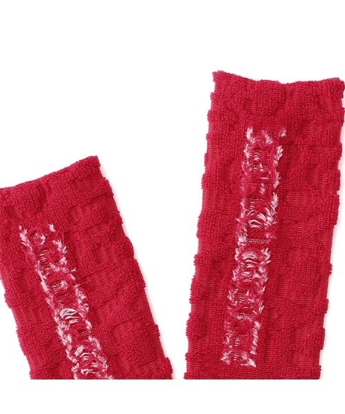 PERFECTCORNER(パーフェクトコーナー)の「【PERFECTCORNER 】ダーティリバースロゴソックス(FILE) / PERFECT CORNER DIRTY REVERS LOGO SOCKS(FILE)(ソックス/靴下・レディース・ブラック/ブラウン/レッド/オレンジ・FREE)」の12枚目の写真