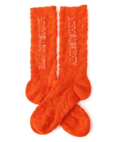 PERFECTCORNER(パーフェクトコーナー)の「【PERFECTCORNER 】ダーティリバースロゴソックス(FILE) / PERFECT CORNER DIRTY REVERS LOGO SOCKS(FILE)(ソックス/靴下・レディース・ブラック/ブラウン/レッド/オレンジ・FREE)」の18枚目の写真