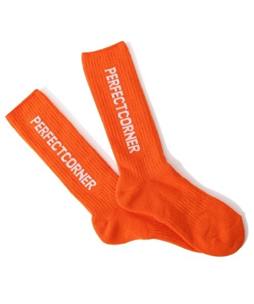 PERFECTCORNER(パーフェクトコーナー)の「【PERFECTCORNER 】ダーティリバースロゴソックス(FILE) / PERFECT CORNER DIRTY REVERS LOGO SOCKS(FILE)(ソックス/靴下・レディース・ブラック/ブラウン/レッド/オレンジ・FREE)」の20枚目の写真
