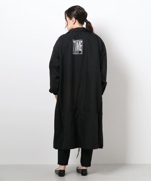 OKIRAKU×ROSE BUD オーバーサイズ ロングコーチジャケットコート OKIRAKU（オキラク）の「(OKIRAKU×ROSE BUD)オーバーサイズ