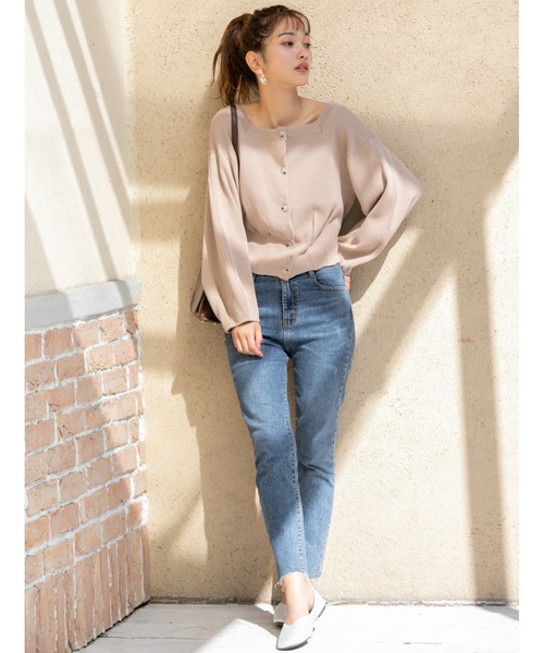 fifth（フィフス）の「マーブルカラーピアス（ピアス（両耳用）・レディース・ブルー/ベージュ・FREE）」の3枚目の写真