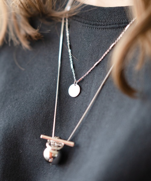 Ciki（シキ）の「2連ボール&チャームネックレス（ネックレス・レディース・ゴールド/シルバー・FREE）」の5枚目の写真