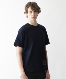 BLACK LABEL CRESTBRIDGE（ブラックレーベル・クレストブリッジ）の「ヘムチェックロゴプリントT（Tシャツ/カットソー・メンズ）」