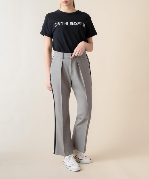 La SRIC（ラスリック）の「La SRIC / アンクル丈フレアラインパンツ（その他パンツ・レディース・ベージュ/グレー・38）」の18枚目の写真