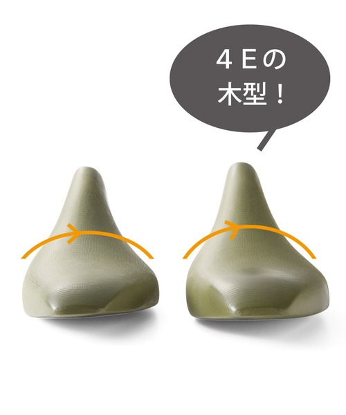 Live in comfort（リブインコンフォート）の「リブ　イン　コンフォート　ゆったり履けてスッキリ見える　品のある型押し４Ｅローファー（ローファー・レディース・ブラック/アイボリー・1/2/4/6/3/5）」の5枚目の写真