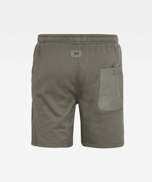 G-STAR（ジースター）の「MIXED WOVEN CARGO SWEAT SHORTS/スウェットカーゴショーツ（スウェットパンツ・メンズ・グレー・SMALL/MEDIUM/LARGE/X-SMALL）」の4枚目の写真