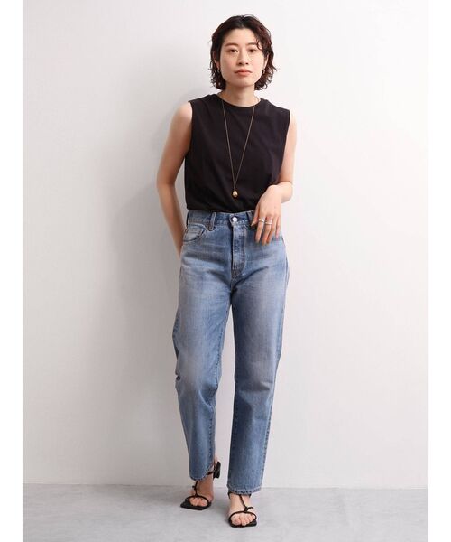 Ungrid（アングリッド）の「BASIC ボックスタンクトップ（タンクトップ・レディース・ブラック/ベージュ/オフホワイト・SMALL/MEDIUM）」の9枚目の写真