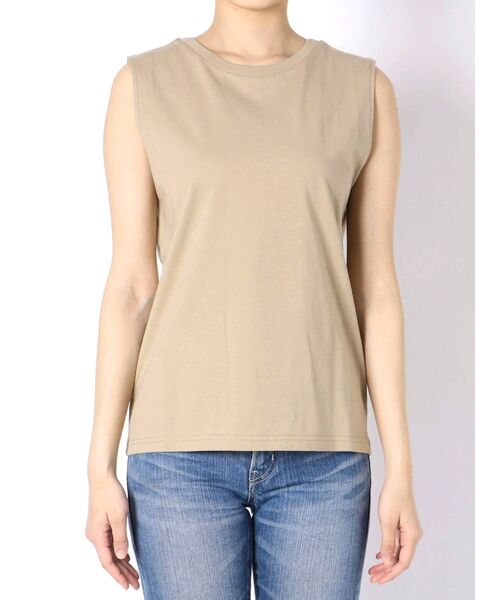 Ungrid（アングリッド）の「BASIC ボックスタンクトップ（タンクトップ・レディース・ブラック/ベージュ/オフホワイト・SMALL/MEDIUM）」の13枚目の写真