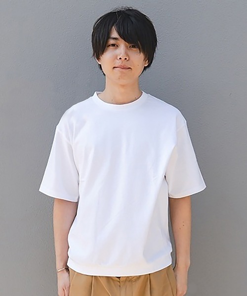 TokyoTshirt.st（トーキョーティーシャツドットエスティー）の「Remo-T（リモティー）在宅ワークを快適にするZoom映えTシャツ（Tシャツ/カットソー・メンズ・ホワイト・S/L/M）」の6枚目の写真