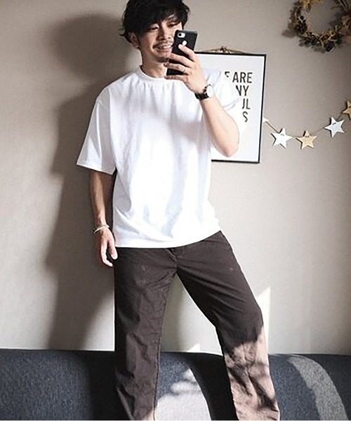 TokyoTshirt.st（トーキョーティーシャツドットエスティー）の「Remo-T（リモティー）在宅ワークを快適にするZoom映えTシャツ（Tシャツ/カットソー・メンズ・ホワイト・S/L/M）」の9枚目の写真