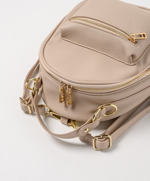 INTER FACTORY（インターファクトリー）の「インフルエンサーRina - 【大容量】3wayミニバッグ　made in INTER FACTORY（バックパック/リュック・レディース・ブラック/ベージュ/その他・FREE）」の10枚目の写真