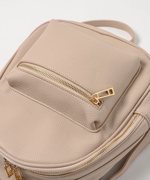 INTER FACTORY（インターファクトリー）の「インフルエンサーRina - 【大容量】3wayミニバッグ　made in INTER FACTORY（バックパック/リュック・レディース・ブラック/ベージュ/その他・FREE）」の11枚目の写真