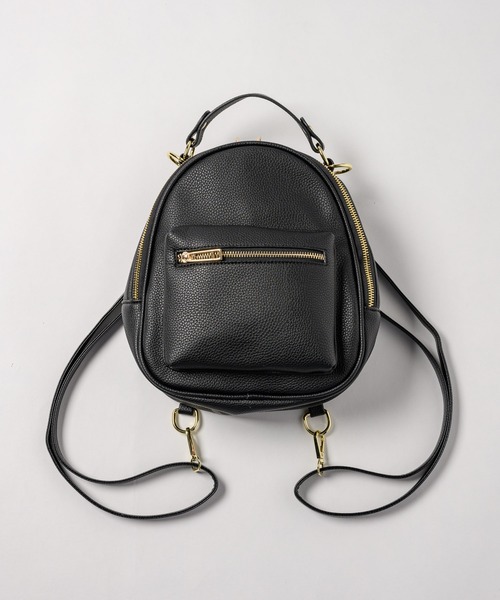 INTER FACTORY（インターファクトリー）の「インフルエンサーRina - 【大容量】3wayミニバッグ　made in INTER FACTORY（バックパック/リュック・レディース・ブラック/ベージュ/その他・FREE）」の5枚目の写真