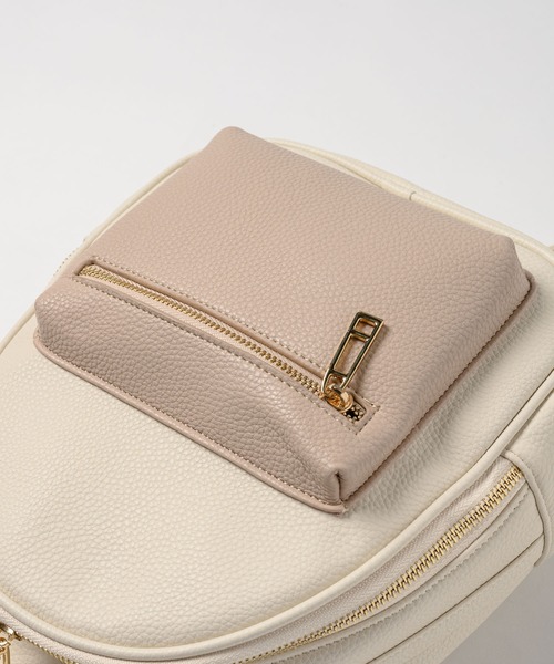 INTER FACTORY（インターファクトリー）の「インフルエンサーRina - 【大容量】3wayミニバッグ　made in INTER FACTORY（バックパック/リュック・レディース・ブラック/ベージュ/その他・FREE）」の8枚目の写真