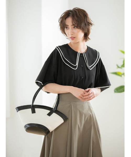 fifth(フィフス)の「ハイウエストフレアタフタスカート(スカート・レディース・スモークピンク/カーキ・MEDIUM)」の15枚目の写真