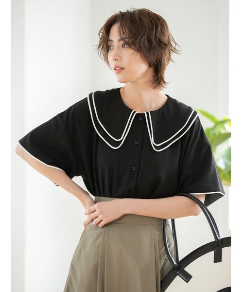 fifth(フィフス)の「ハイウエストフレアタフタスカート(スカート・レディース・スモークピンク/カーキ・MEDIUM)」の16枚目の写真