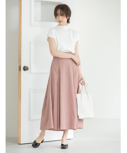 fifth(フィフス)の「ハイウエストフレアタフタスカート(スカート・レディース・スモークピンク/カーキ・MEDIUM)」の18枚目の写真